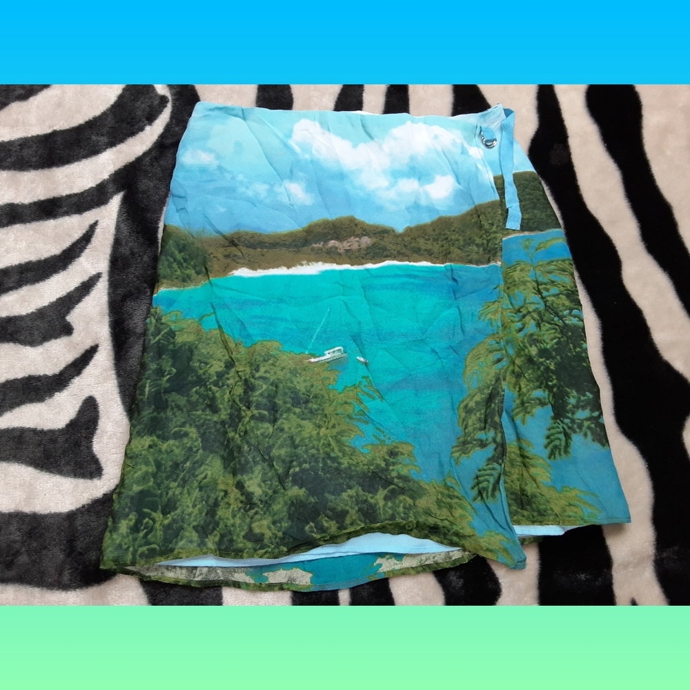Paradise Island Hawaiin Dress Skirt Express